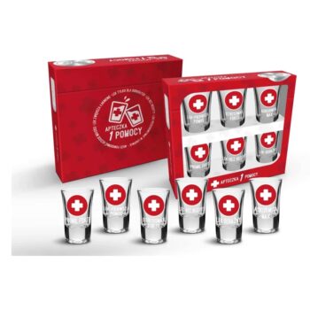 Kieliszki – Apteczka, 35ml, 6szt – Kieliszki do wódki – Szalony.pl