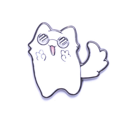 Pin – Kot w okularach – Prezenty – Szalony.pl