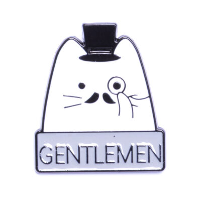 Pin – Kot gentlemen – Prezenty – Szalony.pl