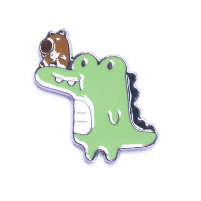 Pin – Krokodyl z kapibarą – Prezenty – Szalony.pl