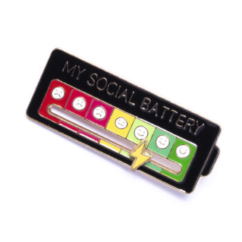 Pin – Social Battery – Piny – Szalony.pl