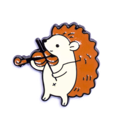 Pin – Jeż z skrzypcami – Prezenty – Szalony.pl