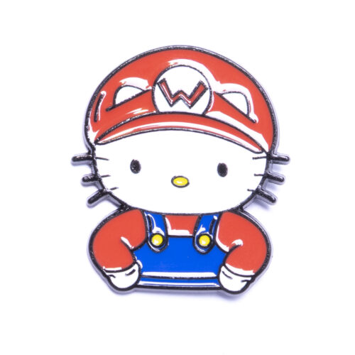 Pin - Hello Kitty w przebraniu Mario
