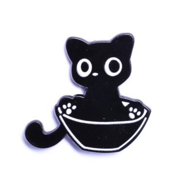 Pin – Kot w misce – Prezenty – Szalony.pl