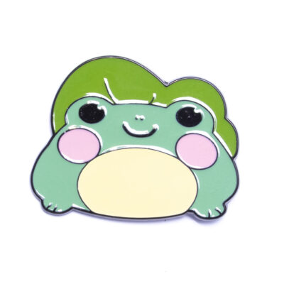 Pin – Żaba z liściem – Prezenty – Szalony.pl