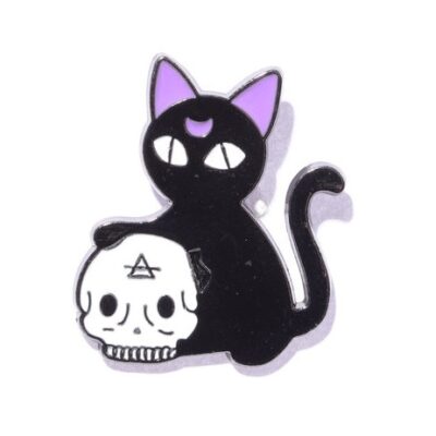 Pin – Kot z czaszką – Prezenty – Szalony.pl