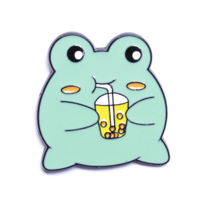 Pin – Żaba z napojem – Prezenty – Szalony.pl