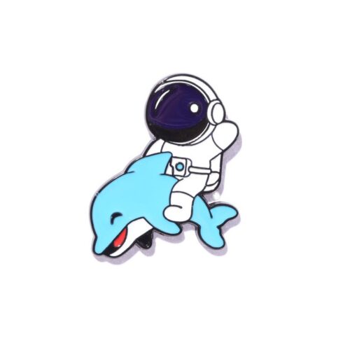 Pin - Kosmonauta na delfinie