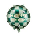 Balon bez helu: Happy Birthday, piłka, 35 cm – Balony foliowe – Szalony.pl
