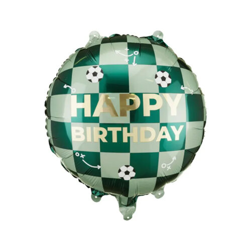 Balon z helem: Happy Birthday, piłka, 35 cm