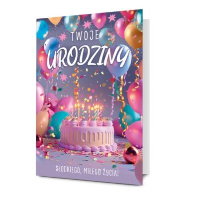 Kartka XXL – Twoje urodziny – Kartki okolicznościowe – Szalony.pl