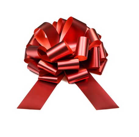 Kokarda dekoracyjna DIY - Czerwona, 40 cm