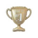 Balon bez helu: Puchar “You’re no 1”, 55 x 55 cm – Balony foliowe – Szalony.pl
