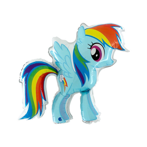 Balon z helem: Rainbow Dash, 24"