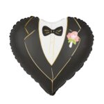 Balon bez helu: Serce, garnitur, 45 cm – Balony foliowe – Szalony.pl