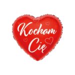 Balon bez helu: Serce, Kocham Cię, 18” – Balony foliowe – Szalony.pl