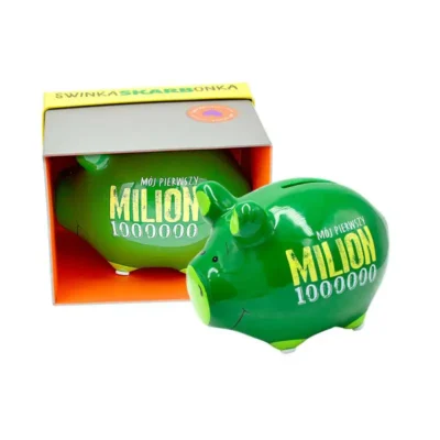 Świnka skarbonka – Mój pierwszy milion – Prezenty – Szalony.pl