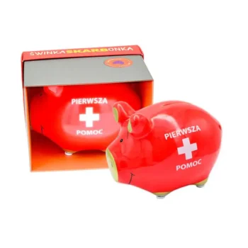 Świnka skarbonka – Pierwsza pomoc – Prezenty – Szalony.pl