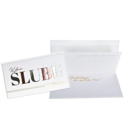 Kartka okolicznościowa – W dniu ślubu, wstążka – Wszystkie produkty – Szalony.pl