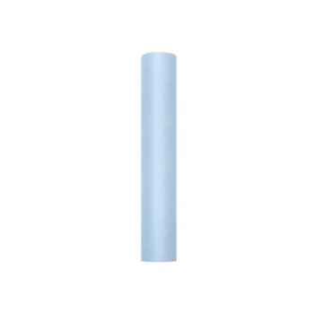 Tiul gładki, błękit, 0,3 x 9m – Tiul – Szalony.pl