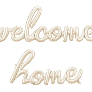 Balon na powietrze: Welcome Home, biały – Balony bez helu – Szalony.pl