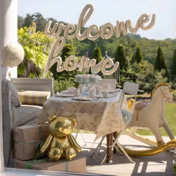 Balon na powietrze: Welcome Home, biały – Balony bez helu – Szalony.pl