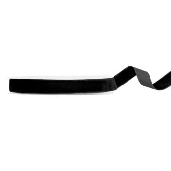Tasiemka Welurowa, czarny, 15mm/10m – Promocje – Szalony.pl