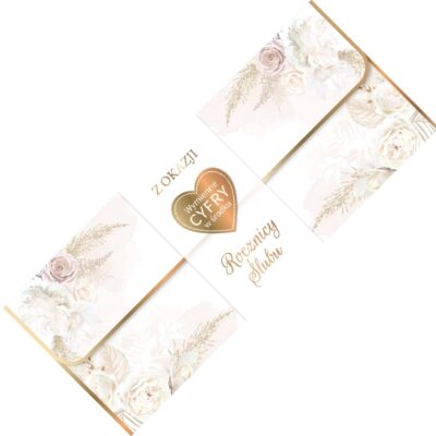 Kartka okolicznościowa – Rocznica, cyfry koperta – Kartki na rocznicę ślubu – Szalony.pl