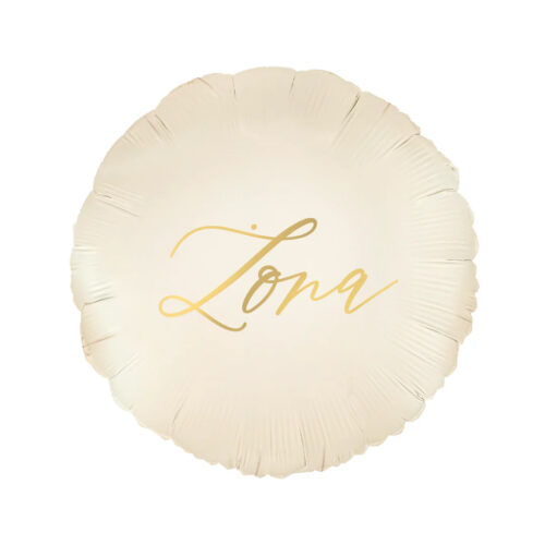 Balon z helem: Żona, biały, 18"