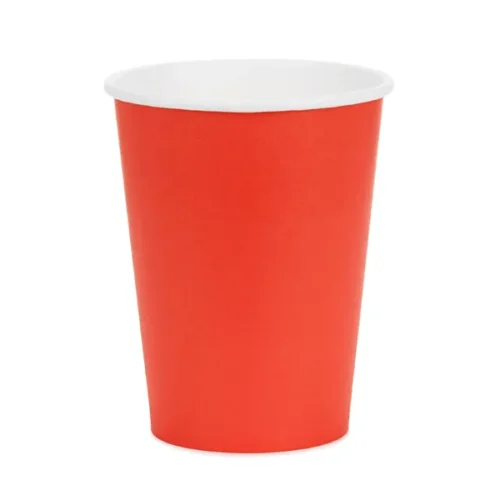 Kubeczki papierowe - czerwone, 250 ml (6 szt.)