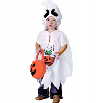 Strój – Mały duszek, rozmiar 92/104cm – Halloween – Szalony.pl