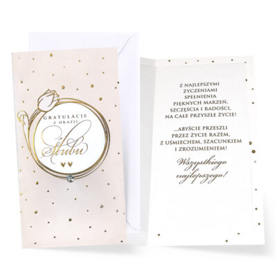 Kartka okolicznościowa – Ślub, róża – Wszystkie produkty – Szalony.pl