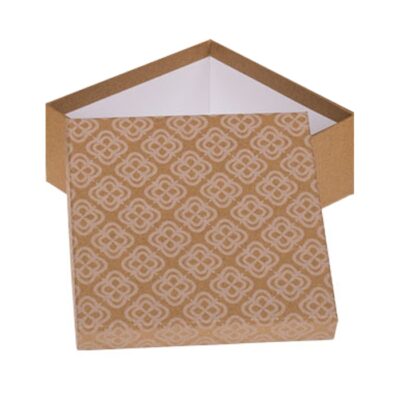 Pudełko prezentowe – Brązowe, 22×22 cm – Pudełka prezentowe – Szalony.pl