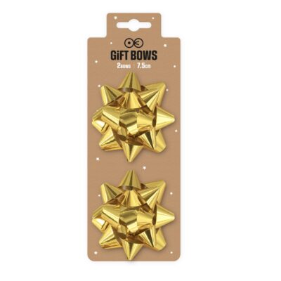 Rozetka – złota, 7.5cm 2 szt – Rozetki prezentowe – Szalony.pl