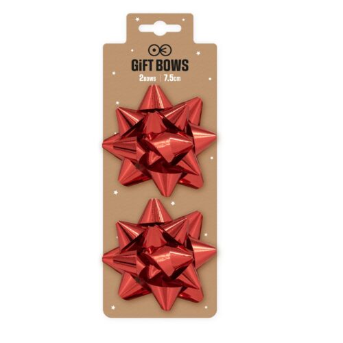 Rozetka - czerwona, 7.5 cm 2 szt