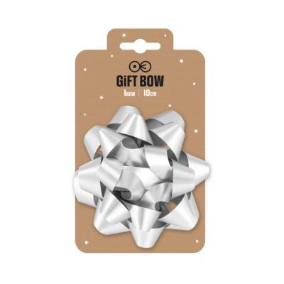 Rozetka – srebrna, 10cm 1szt – Rozetki prezentowe – Szalony.pl