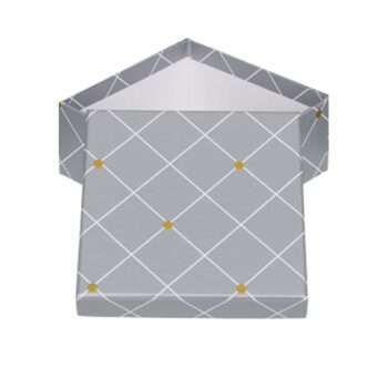 Pudełko prezentowe – Srebrne, 22×22 cm – Pudełka prezentowe – Szalony.pl