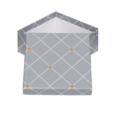 Pudełko prezentowe – Srebrne, 22×22 cm – Pudełka prezentowe – Szalony.pl