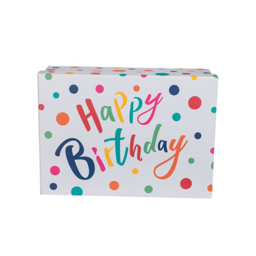 Pudełko prezentowe - Happy birthday, 26x18 cm