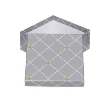 Pudełko prezentowe – Srebrne, 22×22 cm – Pudełka prezentowe – Szalony.pl