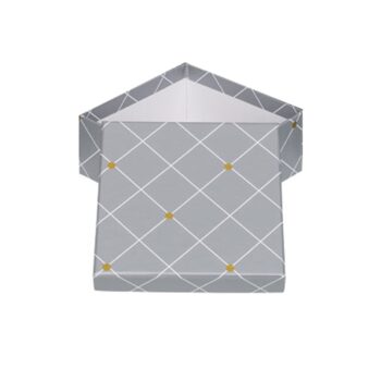Pudełko prezentowe – Srebrne, 22×22 cm – Pudełka prezentowe – Szalony.pl