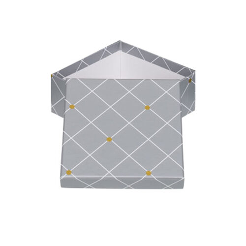 Pudełko prezentowe - Srebrne, 16x16 cm