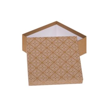Pudełko prezentowe – Brązowe, 22×22 cm – Pudełka prezentowe – Szalony.pl