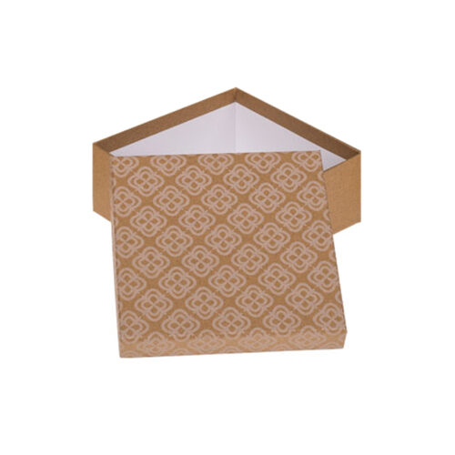 Pudełko prezentowe - Brązowe, 16x16 cm