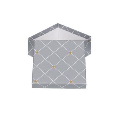 Pudełko prezentowe – Srebrne, 22×22 cm – Pudełka prezentowe – Szalony.pl