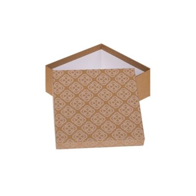 Pudełko prezentowe – Brązowe, 22×22 cm – Pudełka prezentowe – Szalony.pl