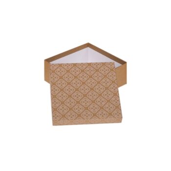 Pudełko prezentowe – Brązowe, 22×22 cm – Pudełka prezentowe – Szalony.pl