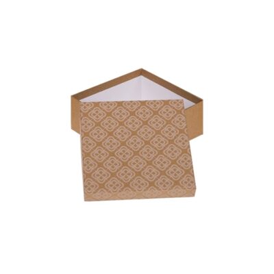 Pudełko prezentowe – Brązowe, 22×22 cm – Pudełka prezentowe – Szalony.pl