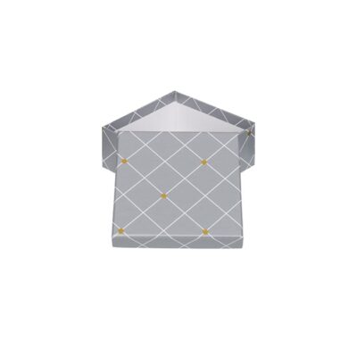 Pudełko prezentowe – Srebrne, 22×22 cm – Pudełka prezentowe – Szalony.pl