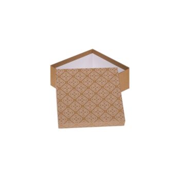 Pudełko prezentowe – Brązowe, 22×22 cm – Pudełka prezentowe – Szalony.pl